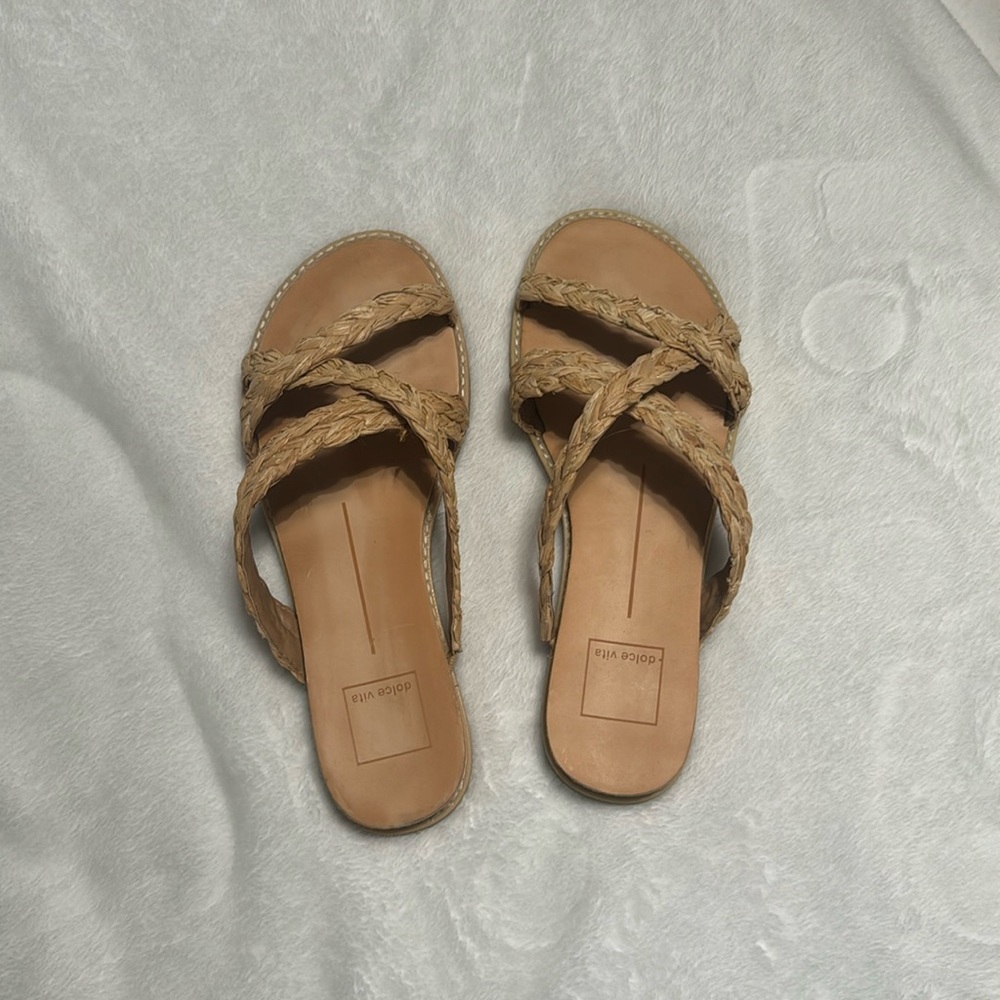 Dolce Vita Nebi Raffia Sandals